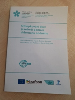 164. Odlepkování jiker jeseterů pomocí chlornanu sodného