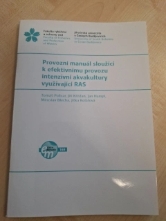 169. Provozní manuál sloužící  k efektivnímu provozu  intenzivní akvakultury  využívající RAS