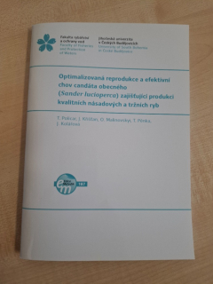 187. Optimalizovaná reprodukce a efektivní  chov candáta obecného  (Sander lucioperca) zajišťující produkci  kvalitních násadových a tržních ryb