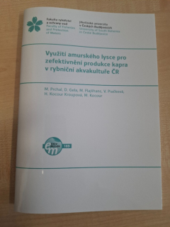 189. Využití amurského lysce pro  zefektivnění produkce kapra  v rybniční akvakultuře ČR